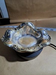 Sheridan Large Ornate Silver Plated Bowl 12" - Picture 1 of 4