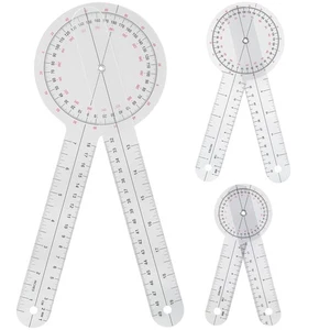 Goniometer Set 3 Pieces of 6/8/12 Inch Occupational Physical Therapy Protract... - Picture 1 of 7