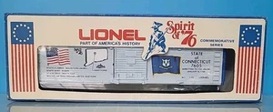 S01: Lionel 6-7605 Connecticut Spirit of '76 Boxcar - Brand New - Picture 1 of 2