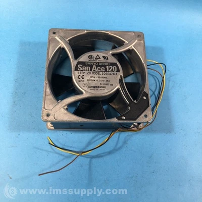 Sanyo Denki 109S474UL Fan Axial 120X38MM 115VAC Wire FNIP - Image 1 of 4