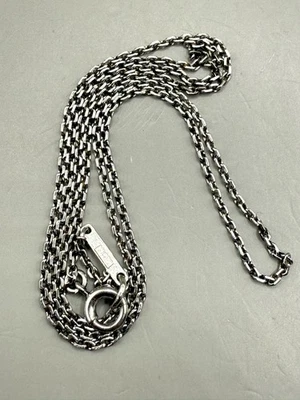 ATQ Japanese Platinum and Palladium Cable Anchor Chain Necklace 18” Fine Estate - Image 1 of 4