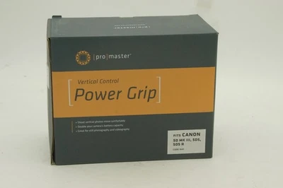 Empuñadura eléctrica de control vertical Promaster F/Canon 5D Mark III 5DS/R nueva en caja Foto 1 de 3