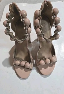 Charlotte Russe Shoes size 6 Rose Platform Heels - Picture 1 of 7