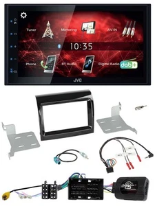 JVC DAB USB Bluetooth 2DIN Lenkrad Autoradio für Citroen Fiat Peugeot 2016-2021 - Bild 1 von 9
