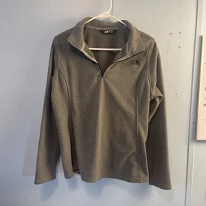 The North Face Women's Quarter-Zip Pullover Light Fleece S - Size L-gray - Picture 1 of 10