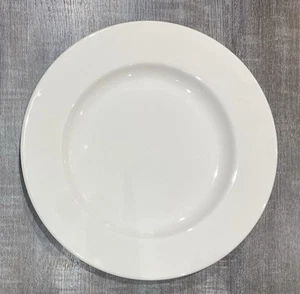 4 Syrakus Porzellan breiter Rand 12" Teller Restaurant Geschirr strapazierfähig einfach cremefarben - Bild 1 von 5