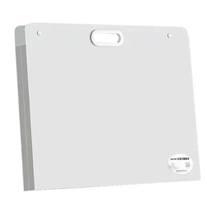 Portable File Folder Four Layers Drawing Paper Collection Book Student Gift - Picture 1 of 22