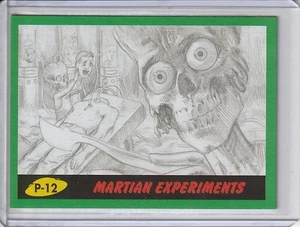 2017 Topps Mars Attacks The Revenge Martian Experiments Green Pencil - Picture 1 of 1