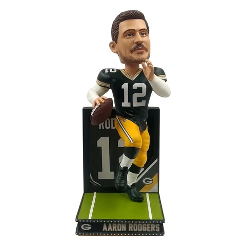 Aaron Rodgers Green Bay Packers Light Up Back Plate Bobblehead NFL Football Cover