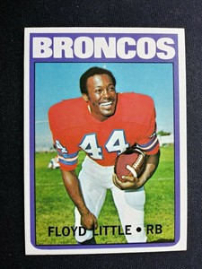 1972 Topps Football Card # 50 Floyd Little - Denver Broncos HOF (NM) 