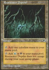 4x Rootwater Depths MTG Tempest NM Magic Regular