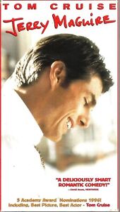 Jerry Maguire VHS 1997 Tom Cruise Cuba Gooding Jr Renee Zellweger Romance Comedy