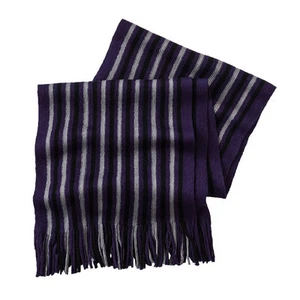 New Van Heusen Raschel Knit Scarf Purple MSRP $32 - Picture 1 of 1
