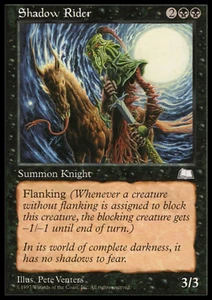 MTG: Shadow Rider - Weatherlight - Magic Card - Picture 1 of 2