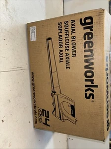 Greenworks 24V 100 mph Cordless Blower, 2.0 Ah Battery and Charger.NEW. 0026 - Picture 1 of 5