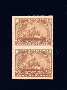 U.S: INUTILIZZATA #R168a COPPIA VERTICALE MAI INCERNIERATA OG CV $40+ - Foto 1 di 2