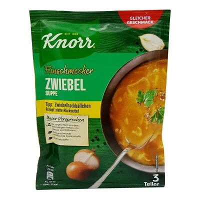 6x Knorr buongustai 🍲 zuppa di cipolle zuppa di cipolle ✈SPEDIZIONE TRACCIATA - Immagine 1 di 2