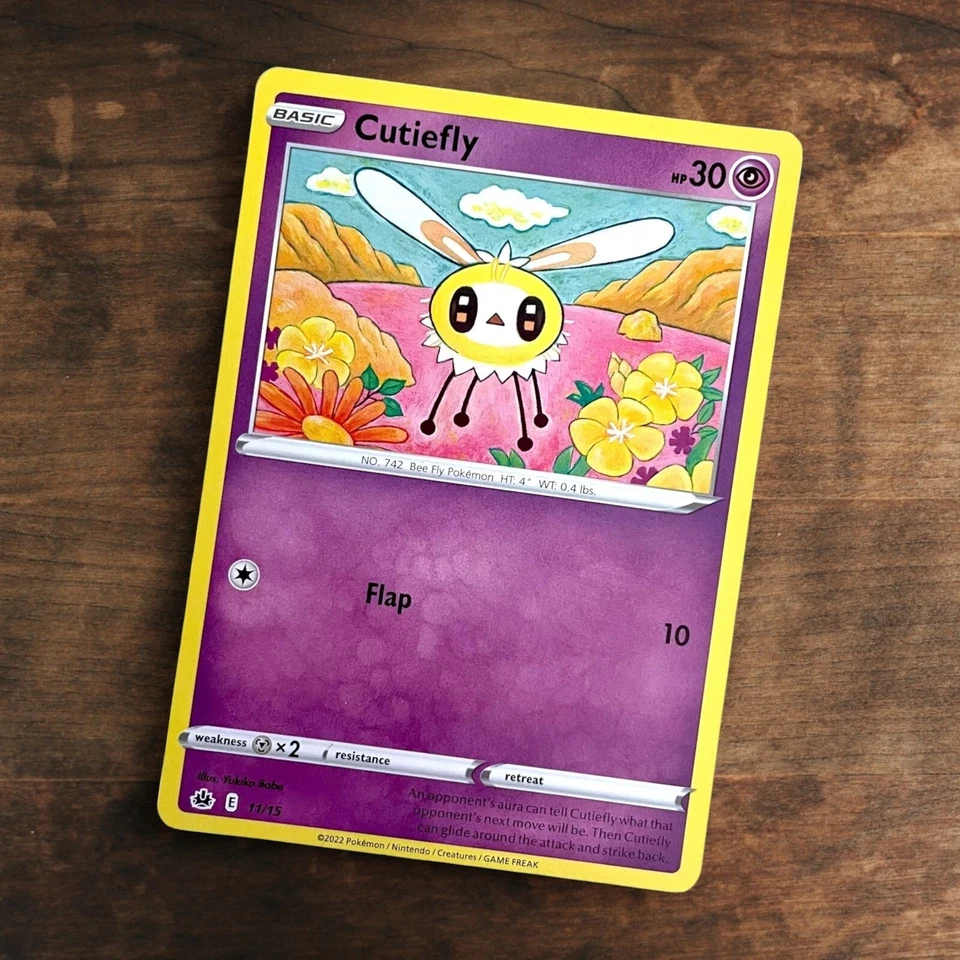 Cutiefly 11/15 McDonalds Pokemon TCG 2022 Promo Near Mint Rare - Image 1 of 3