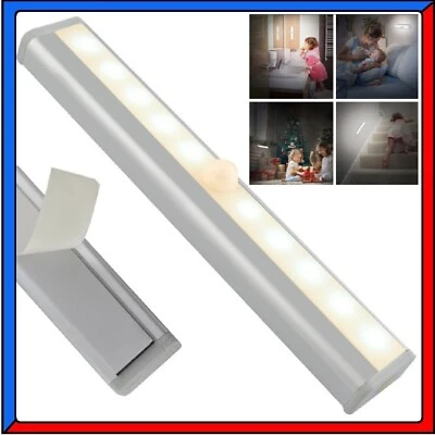 Barra Lampada Luce a LED con Sensore di Movimento Adesiva a Batteria Senza Fili - Immagine 1 di 4