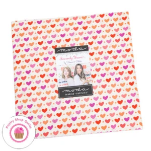 Moda SINCERELY YOURS Sherri & Chelsi LAYER CAKE 42 10" Squares Quilt Fab Hearts  - Picture 1 of 6