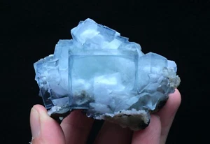 249,8 g Porcelana Natural FLUORITA Pirita Cristal Mineral Espécimen/Yaogangxian - Imagen 1 de 11