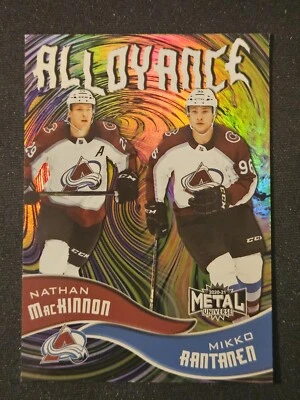 20-21 Skybox Metal Universe Mackinnon Rantanen Alloyance 🚨🚨🚨 Avalanche  - Image 1 of 2