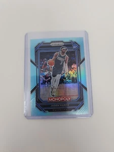 2022-23 PANINI MONOPOLY JADEN HARDY SILVER PRIZM ROOKIE DALLAS MAVERICKS RC 🔥🔥 - Picture 1 of 2