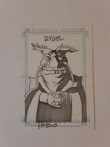Rygel Farscape Season 3 Sketchafex Sketch Card By Pablo - Picture 1 of 2