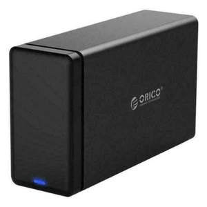 Dock USB3.1 Dual Bay Type-C UASP Hard Drive Enclosures Support 20TB Storage - Afbeelding 1 van 4