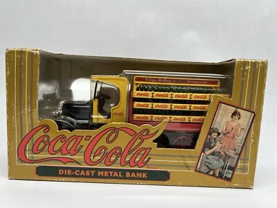 COCA COLA COKE 1925 KENWORTH BOTTLE TK 1994 DIECAST ERTL BANK NEW IN BOX - Image 1 of 4