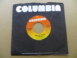 Men At Work - Overkill - 1983 - Columbia Records 38-03795 Vinyl 7" Single VG - Picture 1 of 4