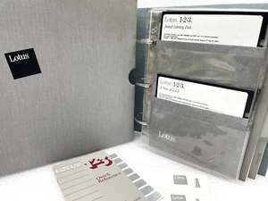 VINTAGE LOTUS 123 IBM SOFTWARE 5.25" FLOPPY 1986 2.01 RELEASE - Picture 1 of 15