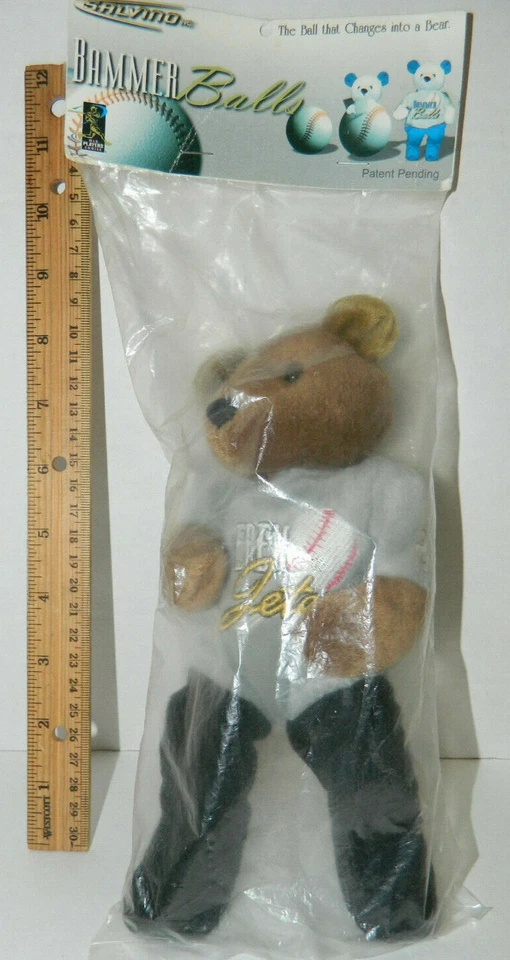 4 Derek Jeter Salvino Bammer Balls Bear 2002 Series 1 #'d to 5000