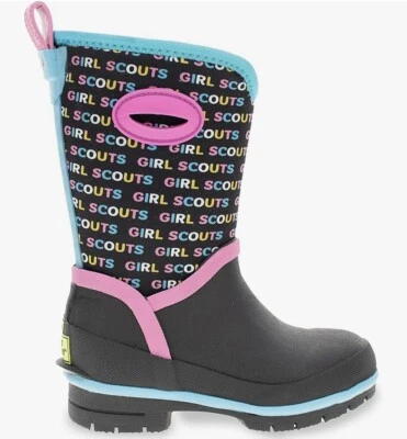 Bota de neopreno Western Chief Scouts para niñas pequeñas, neón y negro, 9 niños Foto 1 de 2