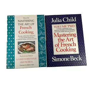 Mastering the Art of French Cooking Volumes One & Two Julia Child 1979 HC DJ VG - Picture 1 of 24