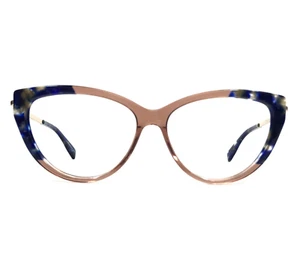 Longchamp Eyeglasses Frames LO637S 272 Clear Brown Blue Tortoise Gold 56-14-14 - Picture 1 of 13