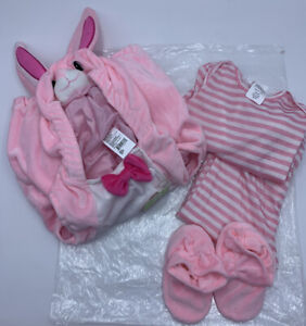 Pink Infant Girl Bunny Halloween Easter Costume SZ: 12-18 Months.