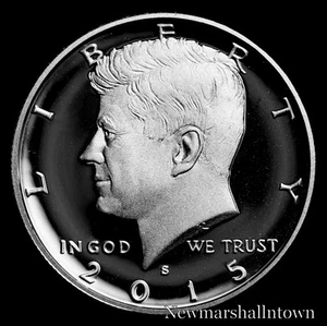 2015 S Kennedy Clad Proof Half Dollar ~ Münze aus Original U.S. Mint Proof Set - Bild 1 von 2