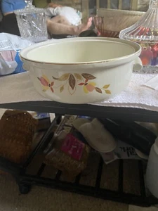 Vintage House Superior Quality Kitchen Ware Casserole No Lid In Autumn Leaf Patt - Picture 1 of 6