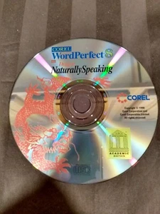 VINTAGE COREL WordPerfect Suite 8 w/ Dragon Naturally Speaking PC CD DISC ONLY - Picture 1 of 1
