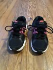 Nike Downshifter 5 Womens Size 7.5 Running Shoes Black/Pink Sneakers