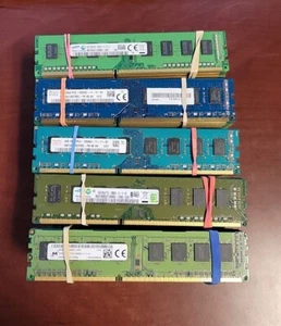 Lot Of (100) Mixed Sticks 4GB DDR3 PC3 240Pin DIMM Desktop Memory RAM - Picture 1 of 2
