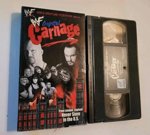 WWF Capital Carnage 1998 Wrestling VHS - Picture 1 of 5