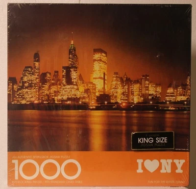 Vintage 1975 Springbok I ❤️ NY Jigsaw Puzzle 1000 Piece (Factory Sealed) - Image 1 of 4