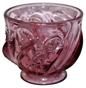 Plato de caramelo Fenton Paisley rosa sin tapa - Imagen 1 de 5