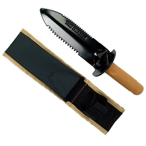 Fisher Double Serrated Digging Trowel with Sheath – Durable Metal Detecting Tool - Picture 1 of 4