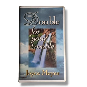 Joyce Meyer Audio Book VHS Tape Double For Your Trouble Self-Help Christianity  - Foto 1 di 4