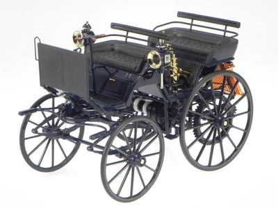 Daimler Motorkutsche 1886 blu modellino 183700 Norev 1/18 - Immagine 1 di 3