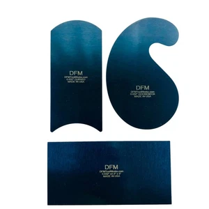Blue Curved Cabinet Scraper Cards - Cabinet Scraper for Woodworking, Card Scr... - Picture 1 of 6