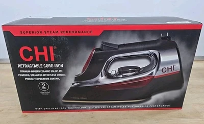 Plancha de vapor profesional CHI 1700W XL 10’ cable, apagado automático de 3 vías 13101 Foto 1 de 4